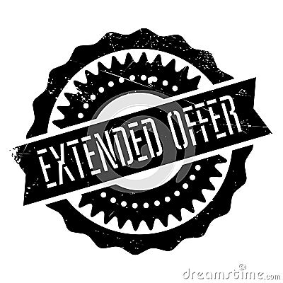 Extended offer stamp Vector Illustration