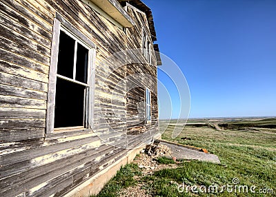 Exterior Abandoned House Stock Photo