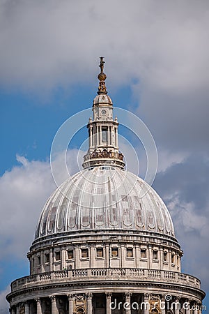 Exterior of beauitful Saint Paul`s Cathedral Stock Photo