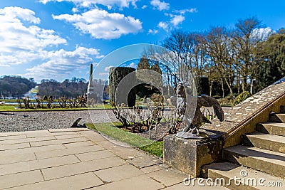 Exterior of Blenheim palace in Oxfordshire, UK Editorial Stock Photo