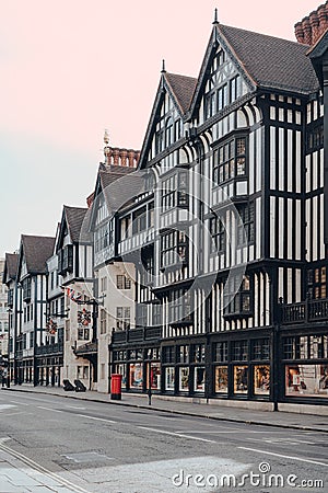 Exterior of the closed Liberty Department Store in London, UK Editorial Stock Photo