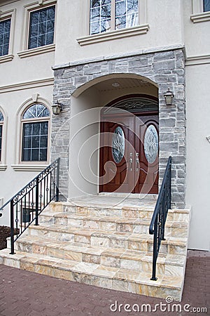 Exterior entrance Stock Photo