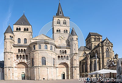 Saint Peter Roman Cathedral, Trier, Germany Editorial Stock Photo