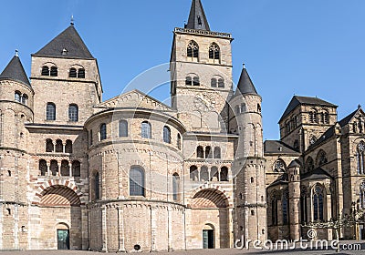 Saint Peter Roman Cathedral, Trier, Germany Stock Photo