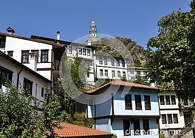 Houses in Goynuk City, Turkey Stock Photo