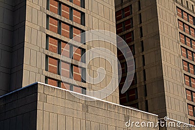 Exterior of the MDC Brooklyn Federal Bureau of Prisons located in Brooklyn, New York, USA Editorial Stock Photo