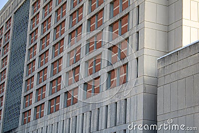 Exterior of the MDC Brooklyn Federal Bureau of Prisons located in Brooklyn, New York, USA Editorial Stock Photo