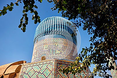 Gur Emir Mausoleum of Tamerlane Amir Timur Stock Photo