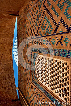 Gur Emir Mausoleum of Tamerlane Amir Timur Stock Photo