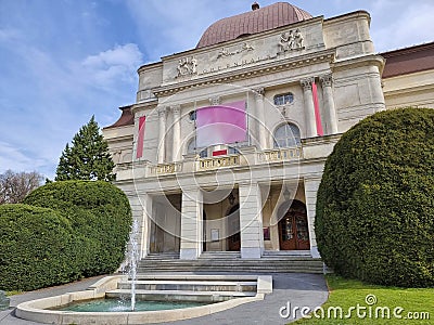 Exterior of Opera House building in the city center of Graz, Steiermark region, Austria Stock Photo