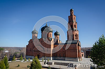 Orthodox christian male monastery Stock Photo