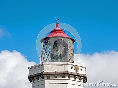 Exterior photo of Hanstholm lighthouse in Denmark, Hanstholm Fyr Stock Photo