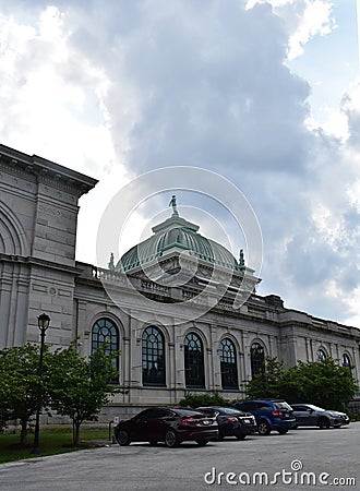 Exterior of the Please Touch Museum (Memorial Hall) in Fairmount Park, Philadelphia Editorial Stock Photo