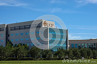 The exterior University of Central Florida College of Medicin Editorial Stock Photo