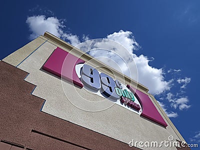Exterior view of the 99 Cents Only Stores Editorial Stock Photo