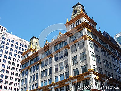 Exterior view of the Downing Centre Sydney Editorial Stock Photo