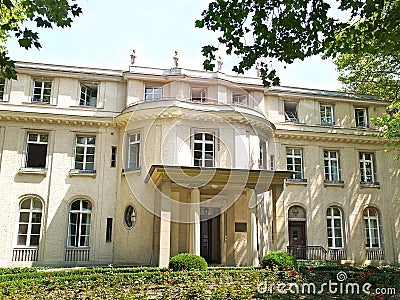 House of the Wannsee Conference in Berlin in 2006 Editorial Stock Photo