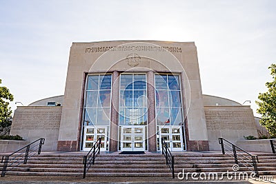 Exterior view of the Louisiana State Exhibit Museum Editorial Stock Photo