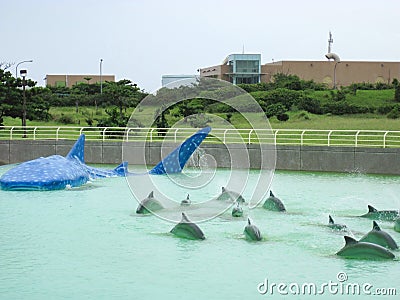 Exterior view of the National Museum of Marine Biology & Aquarium Editorial Stock Photo