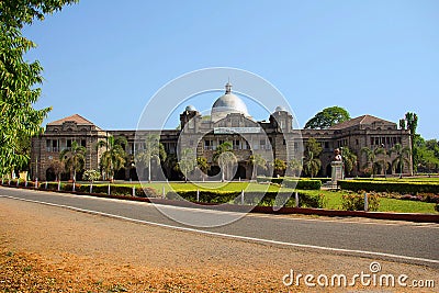 Exterior view of Savitribai Phule agriculture college Editorial Stock Photo