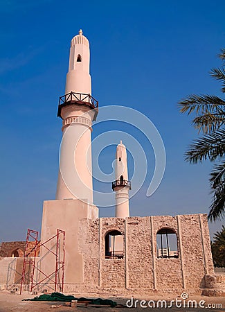 Exterior view to Al Khamis Mosque mosque, Manama, Bahrain Stock Photo