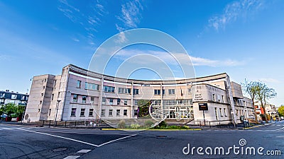 Exterior view of the town hall of Goussainville, France Editorial Stock Photo