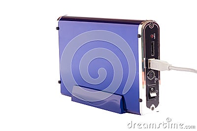 External hard drive Stock Photo