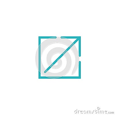 External Link Icon for UI or UX web & mobile applications Vector Illustration