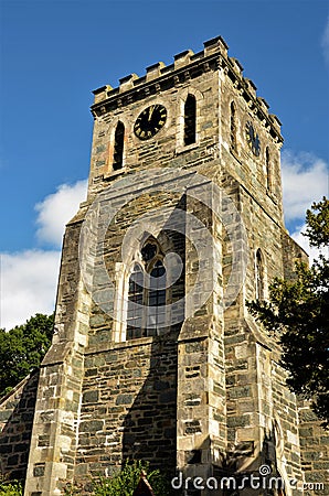 Landmarks of Scotland - Birnam Church Stock Photo