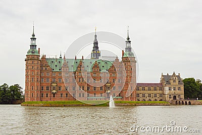 External view Frederiksborg Castle, Denmark Stock Photo