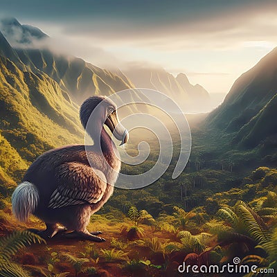 extinct dodo bird Stock Photo