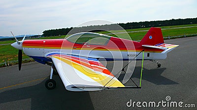 Extra 300 Airplane Aerobatic Colorfull powerfull Propeller Plane Editorial Stock Photo
