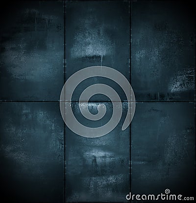 Extra Dark Cyanotype Background Stock Photo