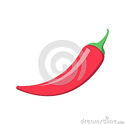 Extra spicy pepper icon illustration isolated on white background Cartoon Illustration