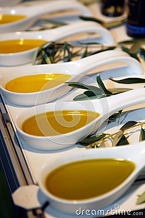 Extra virgin olive oil Stock Photo