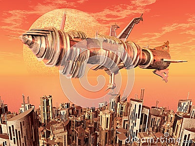 Extraterrestrial civilization Cartoon Illustration