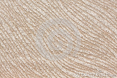 Extravagant light beige fabric texture. Stock Photo