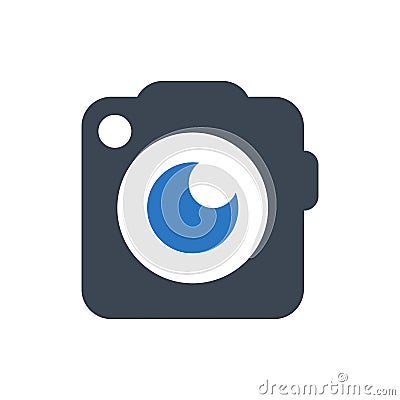 Extreme camera icon Vector Illustration