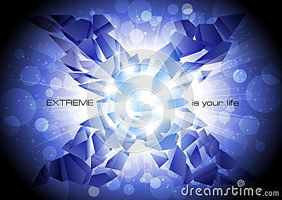 Extreme logo Vector Illustration