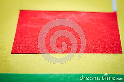Extreme macro of multicolor background from different colors papers Stock Photo