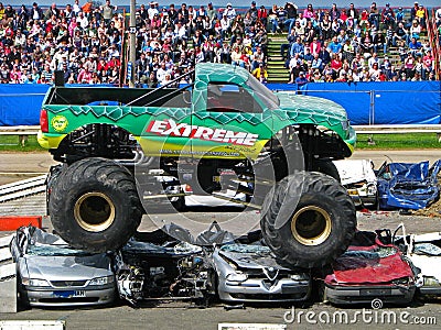 Extreme Monster Truck Editorial Stock Photo