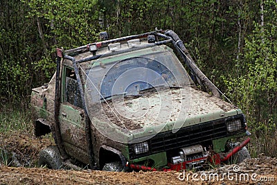 Extreme off-road Stock Photo