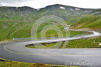 Extreme Road - Transalpina Romania Stock Photo