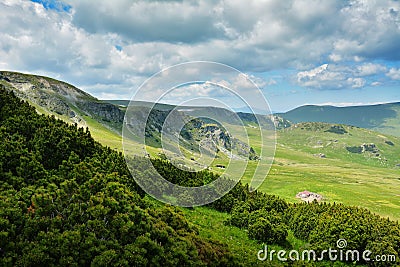 Extreme Road - Transalpina Romania Stock Photo