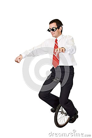 Extreme sport or reckless business Stock Photo