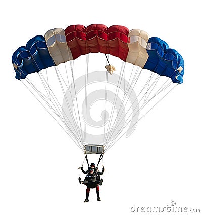 Extreme sport skydiver closeup Editorial Stock Photo
