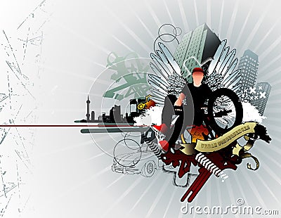 Extreme sports vector Vector Illustration