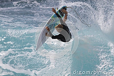 Extreme Surfer Editorial Stock Photo
