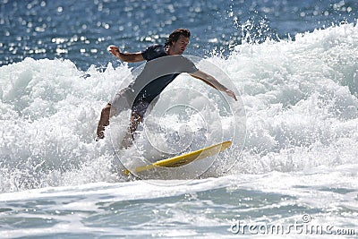 Intense Surf Editorial Stock Photo