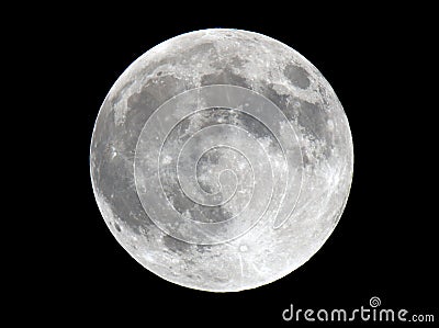 Extremely Detailed Photo of Lunar Surface Stock Photo